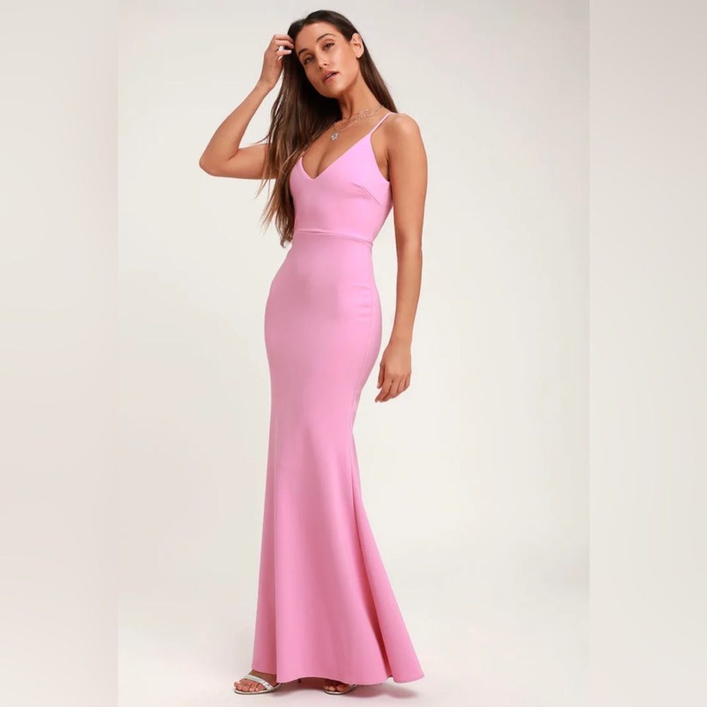 Infinite Glory Pink Maxi Dress